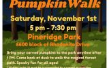3rd Annual Spooky Pumpkin Walk